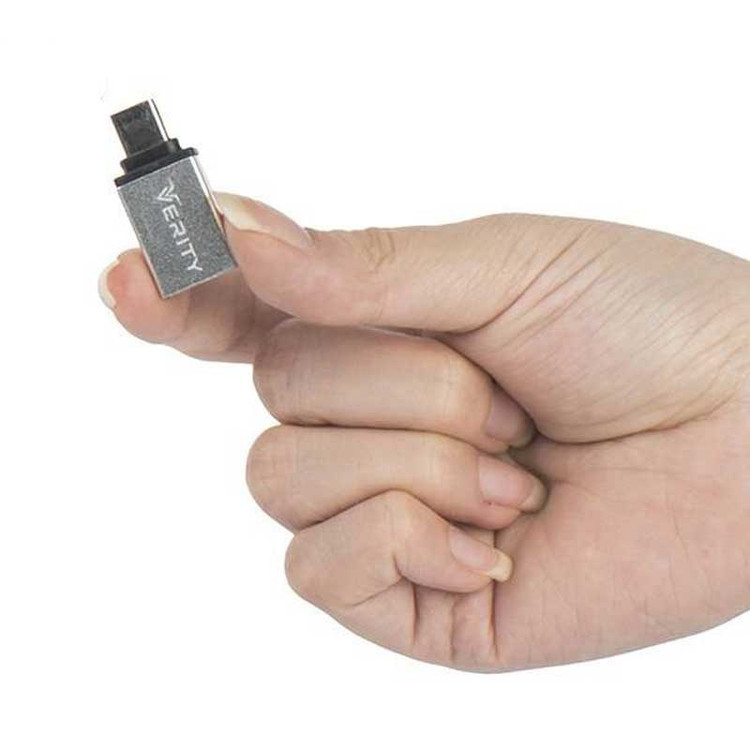 تبدیل OTG تایپ سی وریتی مدل Verity A303 OTG Type-C رنگ مشکی ( گارانتی یک ساله )