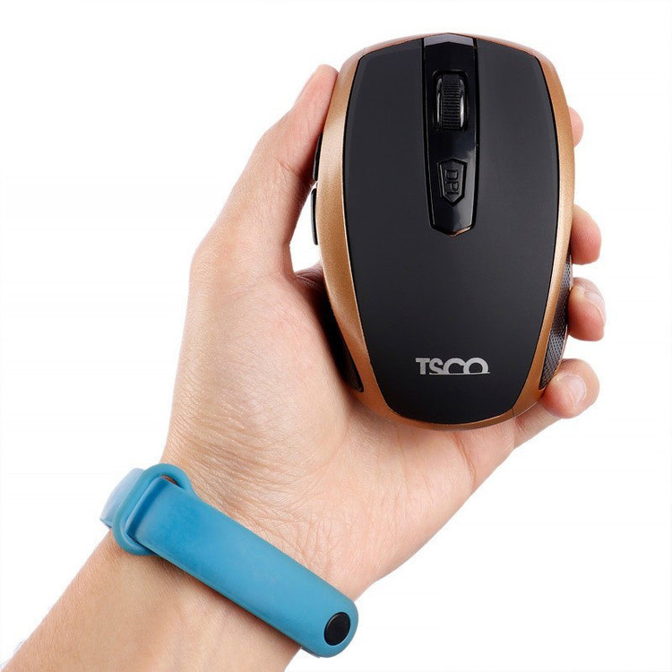 موس بی سیم تسکو مدل TM 667w مشکی طلایی با گارانتی