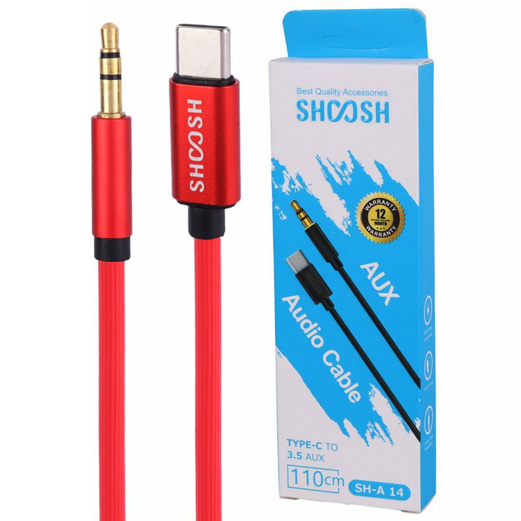 کابل تبدیل AUX به تایپ سی شوش مدل SH-A14