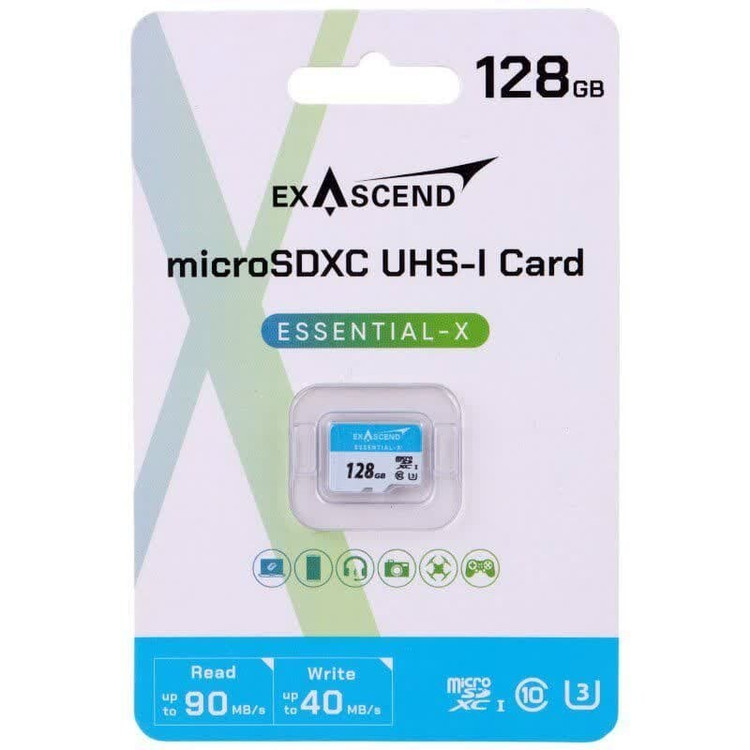کارت حافظه 128 اگزاسند مدل Exascend Essential-X U3 C10 با گارانتی