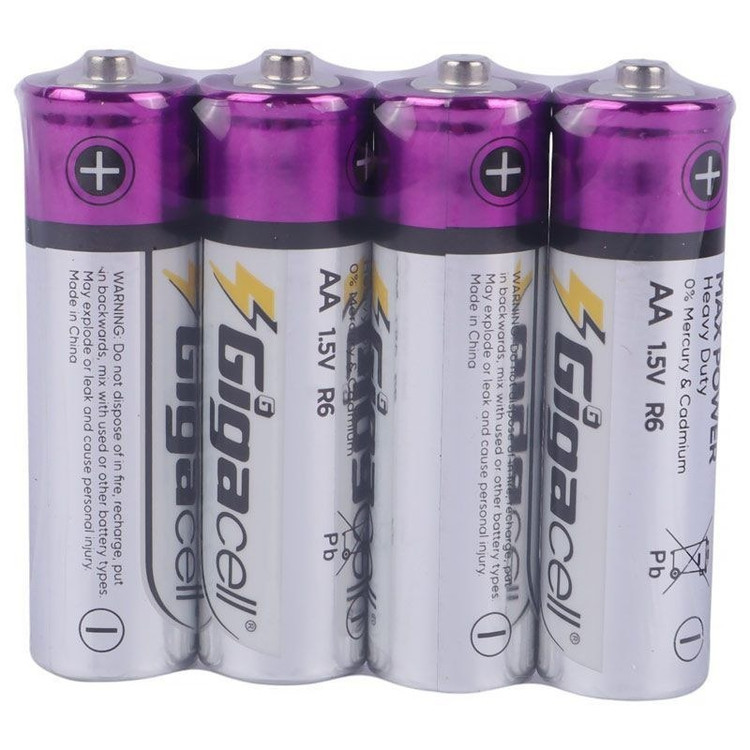 باتری قلمی گیگاسل مدل Gigacell Max Power Heavy Duty بسته 4 عددی