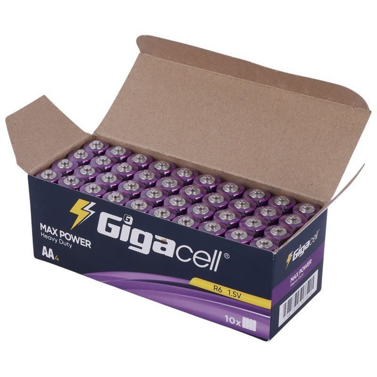 باتری قلمی گیگاسل مدل Gigacell Max Power Heavy Duty بسته 4 عددی
