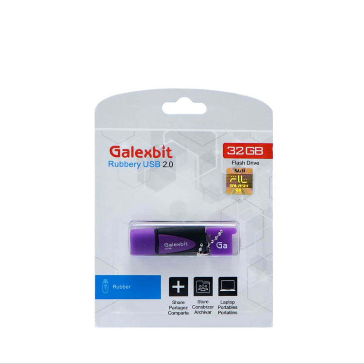 فلش 32 گیگ گلکسبیت مدل USB2.0 Rubbery