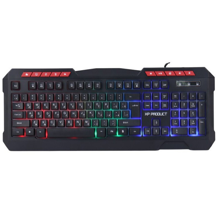 کیبورد گیمینگ ایکس پی RGB دار مدل XP-Product XP-12700R