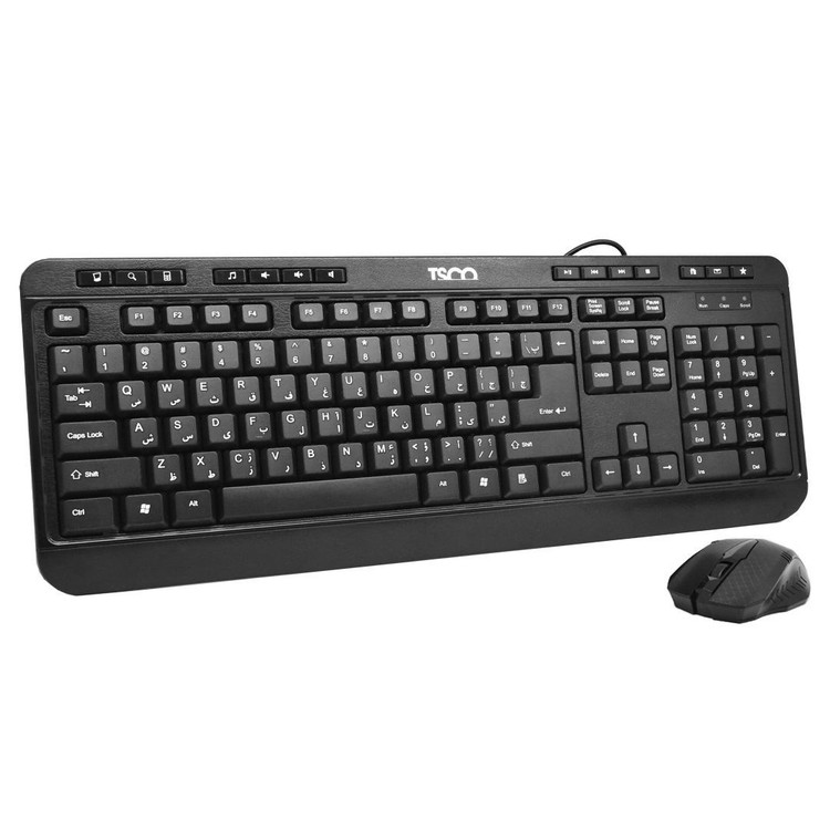 کیبورد و موس سیم دار تسکو مدل TKM 8052