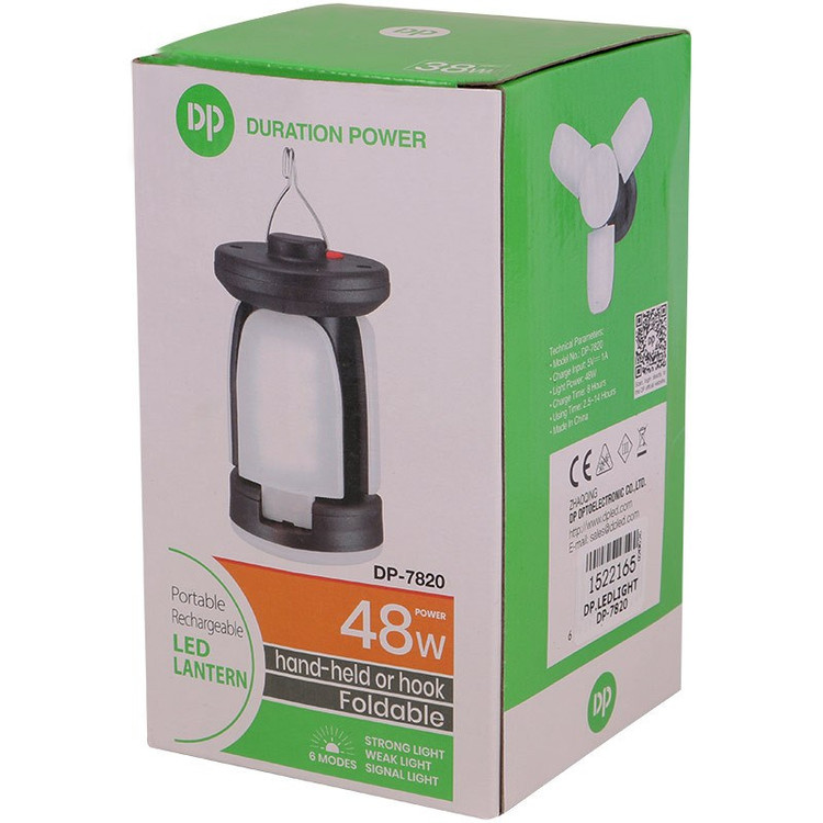 لامپ شارژی 48 وات آویز دار دی پی مدل DP LED Light DP-7820
