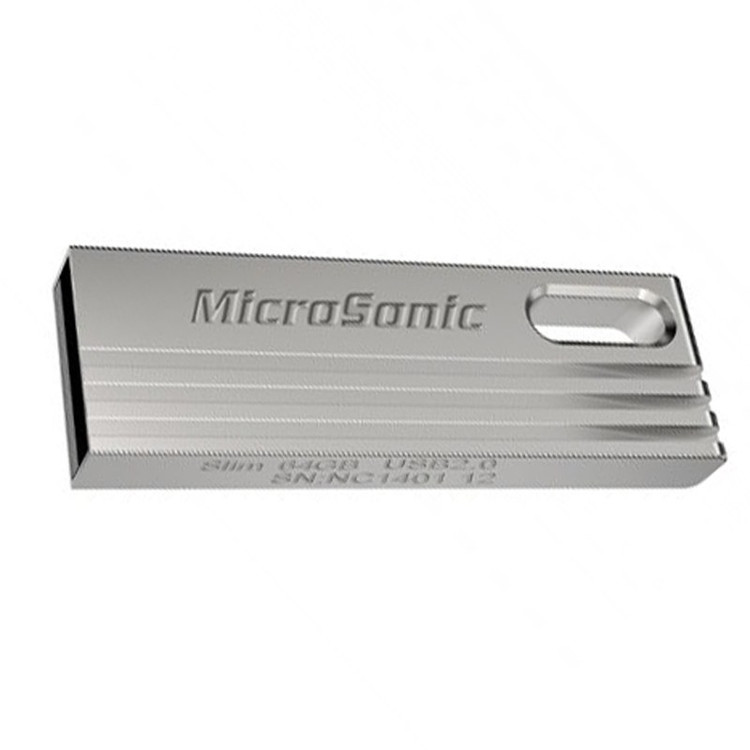فلش 64 گیگ میکروسونیک مدل Microsonic SLIM گارانتی 24 ماهه IPM