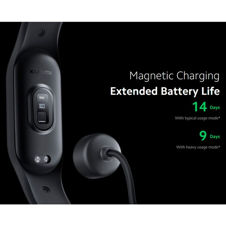 دستبند هوشمند شیائومی می بند 7 مدل Xiaomi Mi Band 7 گلوبال با گارنتی به همراه گلس هدیه
