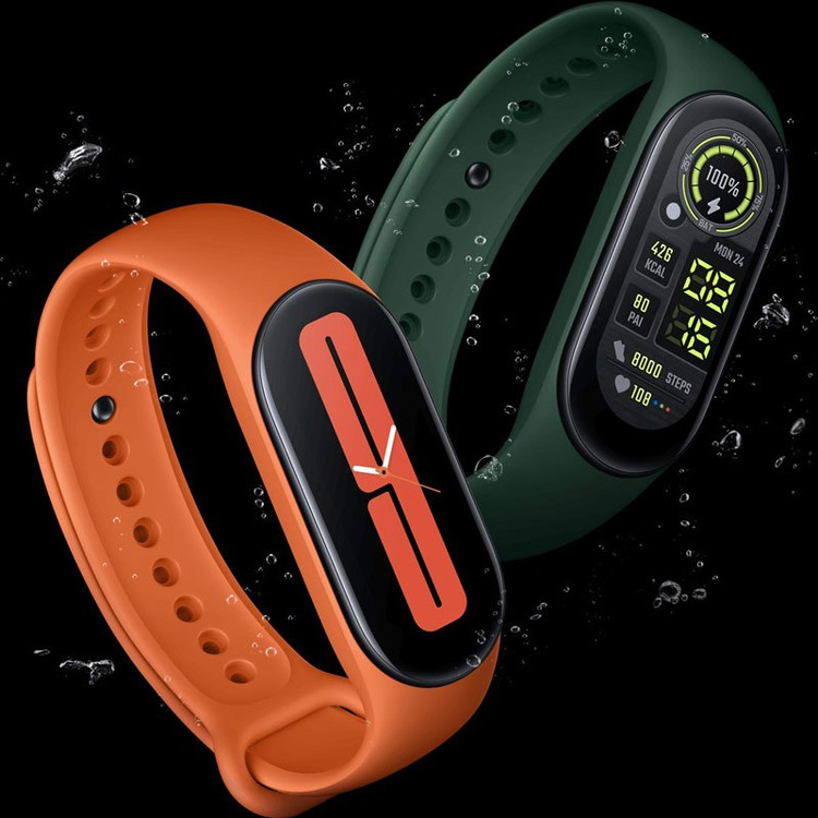دستبند هوشمند شیائومی می بند 7 مدل Xiaomi Mi Band 7 گلوبال با گارنتی به همراه گلس هدیه