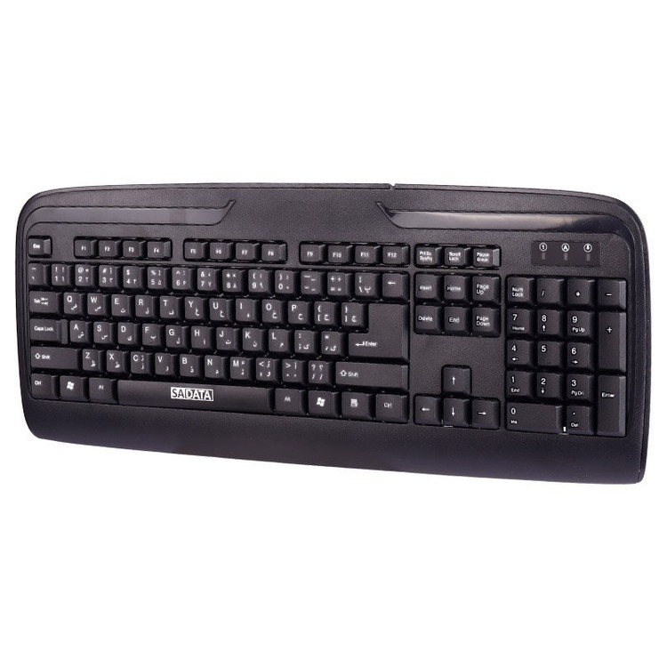 کیبورد و موس بی سیم سادیتا مدل Sadata SKM-1554WL با گارانتی