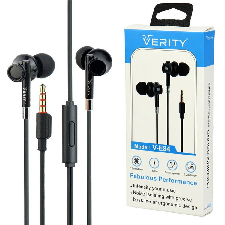 هندزفری وریتی مدل Verity V-E84 با گارانتی