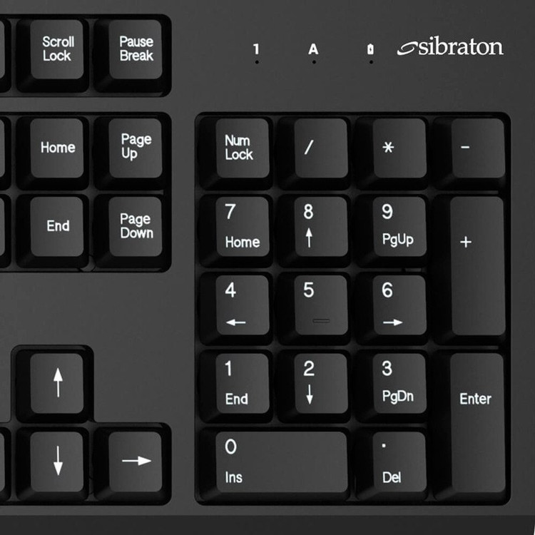 کیبورد بی سیم سیبراتون مدل Sibraton SKB557W با گارانتی