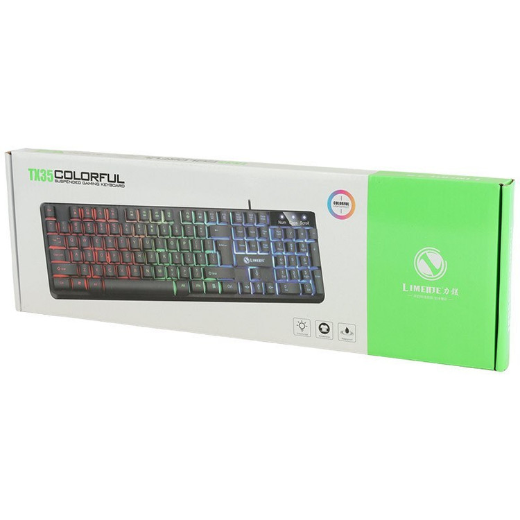 کیبورد گیمینگ لایمید RGB دار مدل Limeide TX35