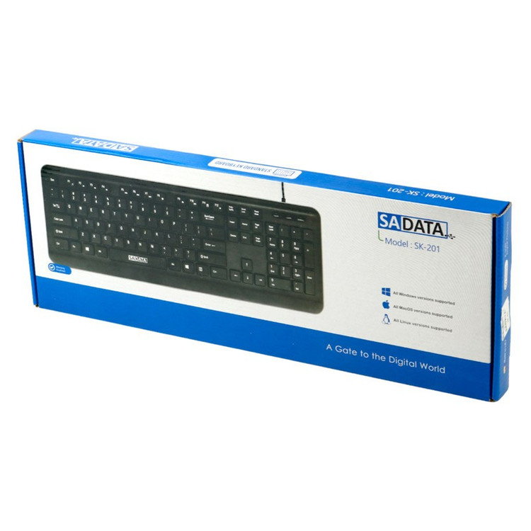 کیبورد سادیتا مدل SADATA SK-201 با گارانتی کی سان