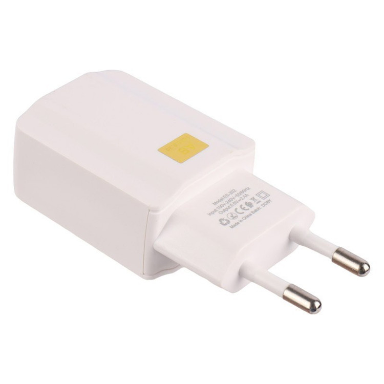 شارژر فست شارژ ارلدام Earldom ES-202 2Port 2.4A 12W با کابل تایپ سی