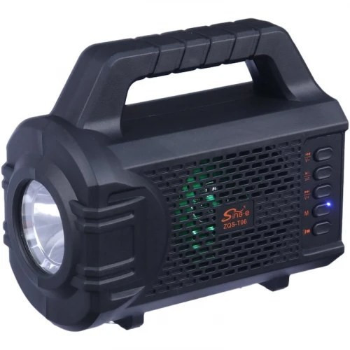 اسپیکر بلوتوثی رم خور و فلش خور مدل Sing-E ZQS-T06 با پنل خورشیدی