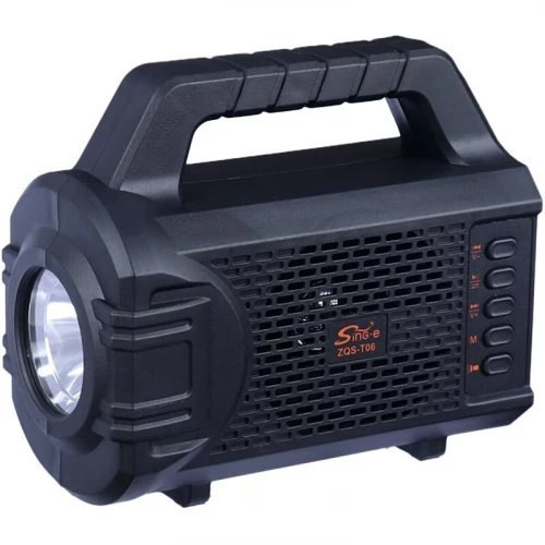 اسپیکر بلوتوثی رم خور و فلش خور مدل Sing-E ZQS-T06 با پنل خورشیدی