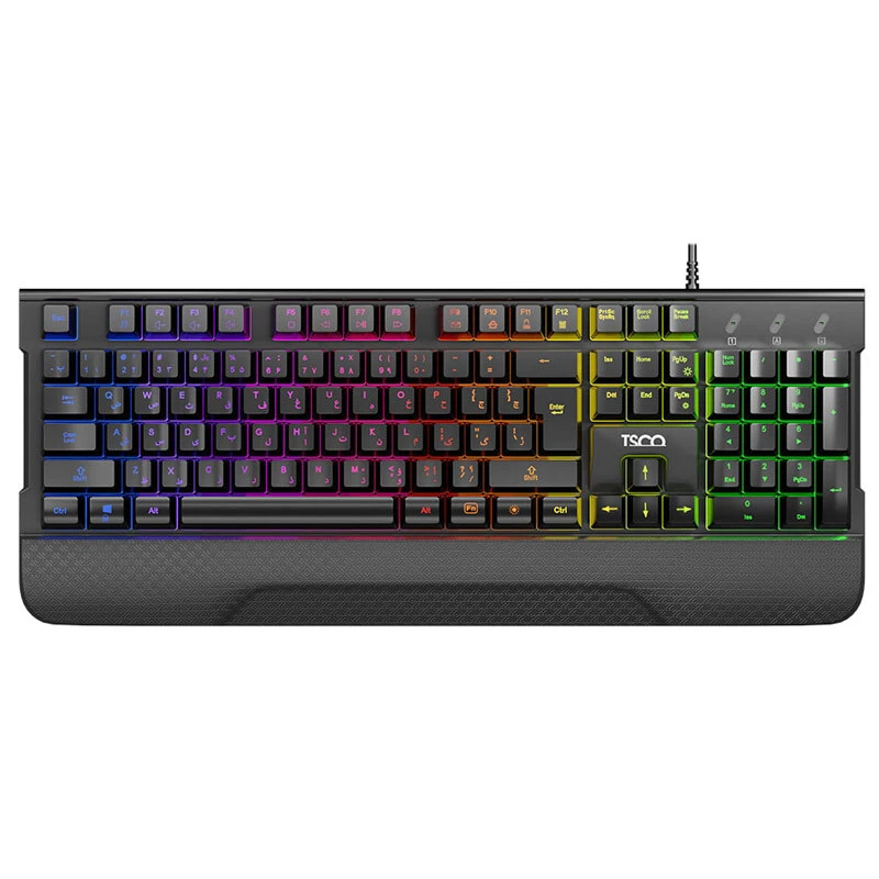 کیبورد گیمینگ تسکو RGB دار مدل TSCO TK 8085GA