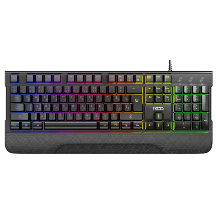 کیبورد گیمینگ تسکو RGB دار مدل TSCO TK 8085GA
