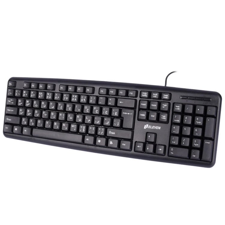 کیبورد سیم دار ایلون مدل Eleven K500 با گارانتی