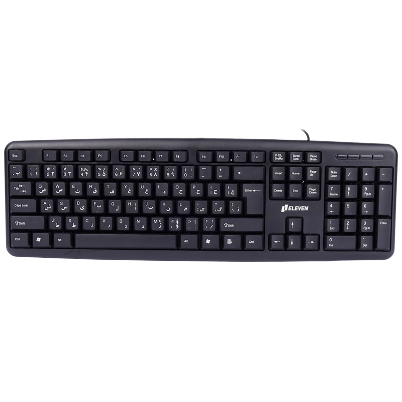 کیبورد سیم دار ایلون مدل Eleven K500 با گارانتی