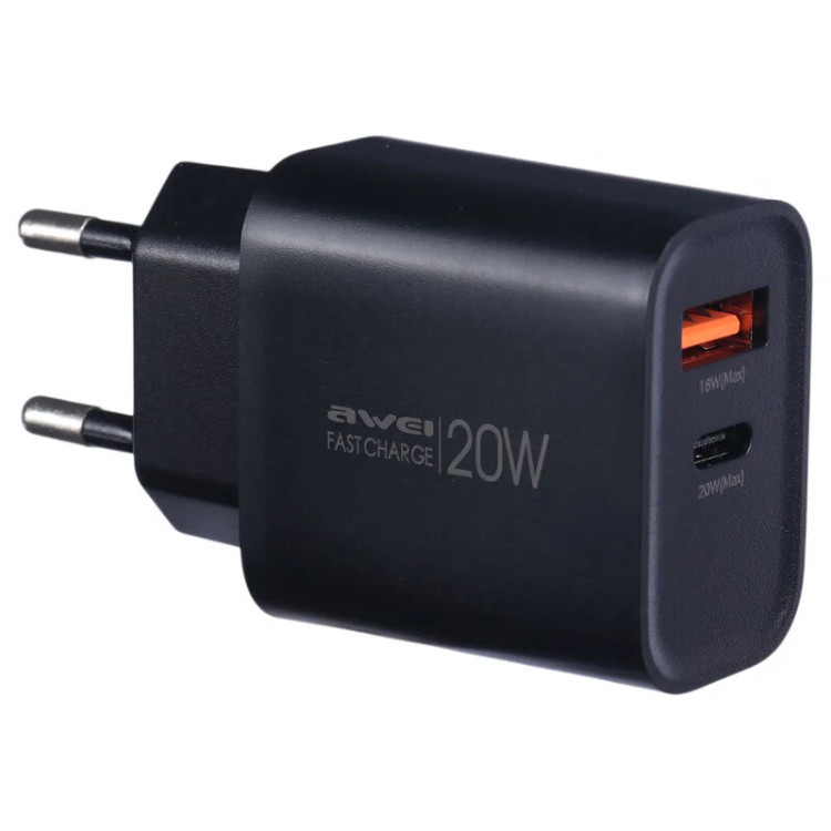 شارژر فست شارژ اوی مدل Awei PD60-EU
