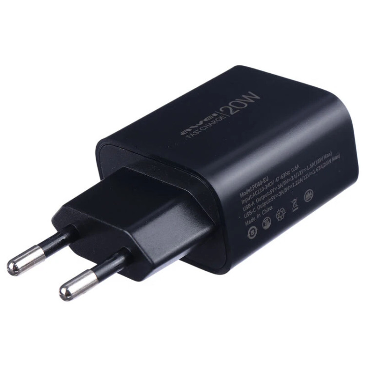 شارژر فست شارژ اوی مدل Awei PD60-EU