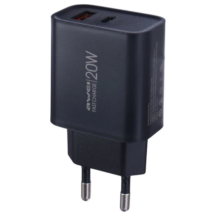 شارژر فست شارژ اوی مدل Awei PD60-EU